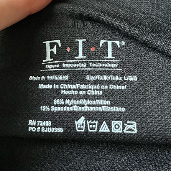 NWT FIT two pair of Firm Control, High Waisted, Seamless, Shaping Shorts. Size L - Picture 10 of 10